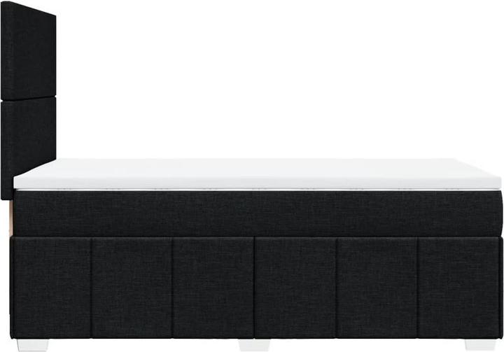 Produktbild vidaXL Bo x springbett mit Matratze 90 x 190 cm Stoff (90 x 190 cm)