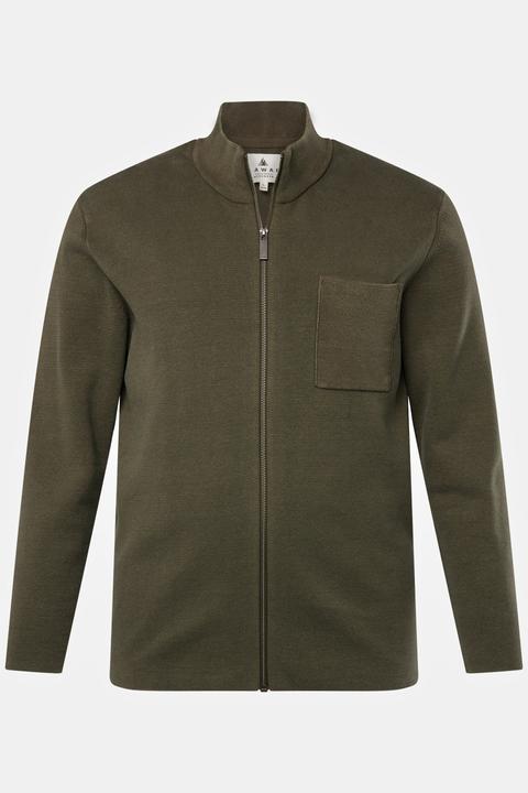 Produktbild JP1880 JP AWARE Strickjacke, Strukturstrick, Vintage Look, Stehkragen (L)