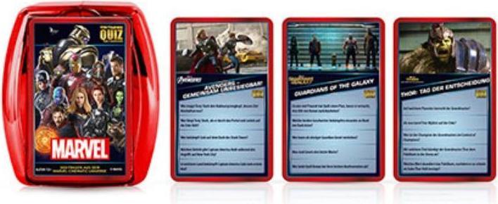 Actual product image Winning Moves Marvel: Top Trumps Quiz - Version EN (German)