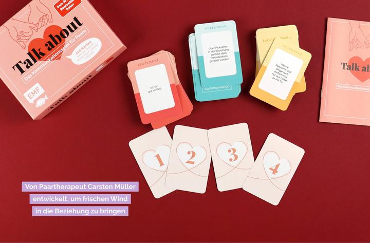 Image du produit Jeu de cartes : Talk about - le jeu de communication pour les couples (Jeu de cartes, Allemand)