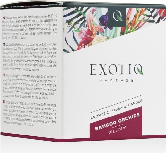 Productafbeelding Exotiq Massagekerze Bamboe OrchideeÃ«n 60g (60 ml)