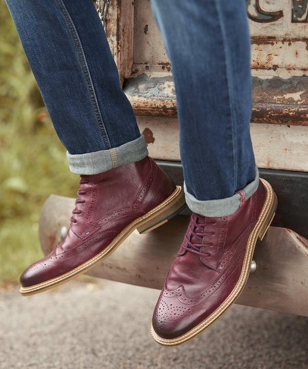 Image du produit Joe Browns Red Leather Brogue Boots (43)