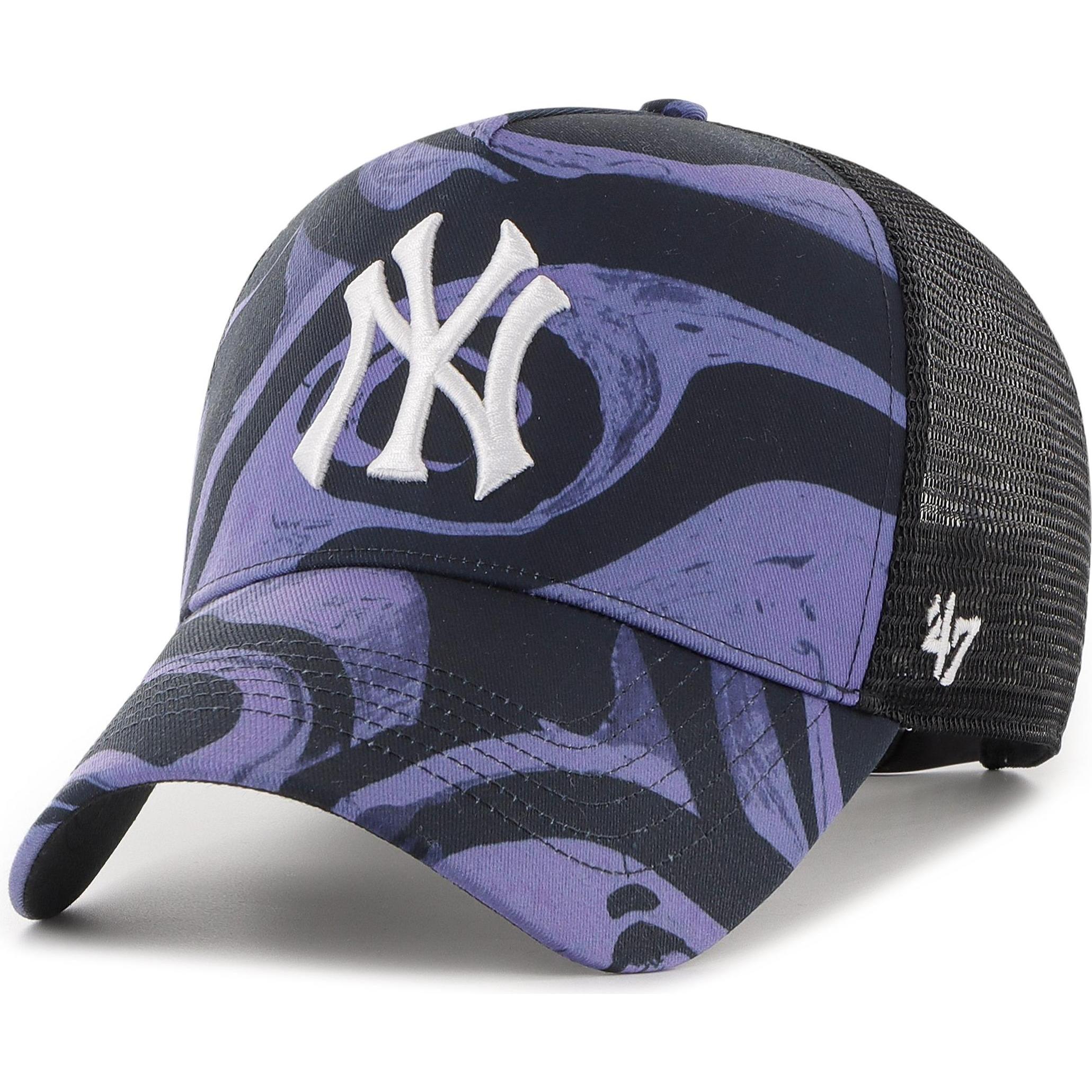 47 Brand, Herren, Cap, Trucker Cap - ENAMEL TWIST New York Yankees, Violett