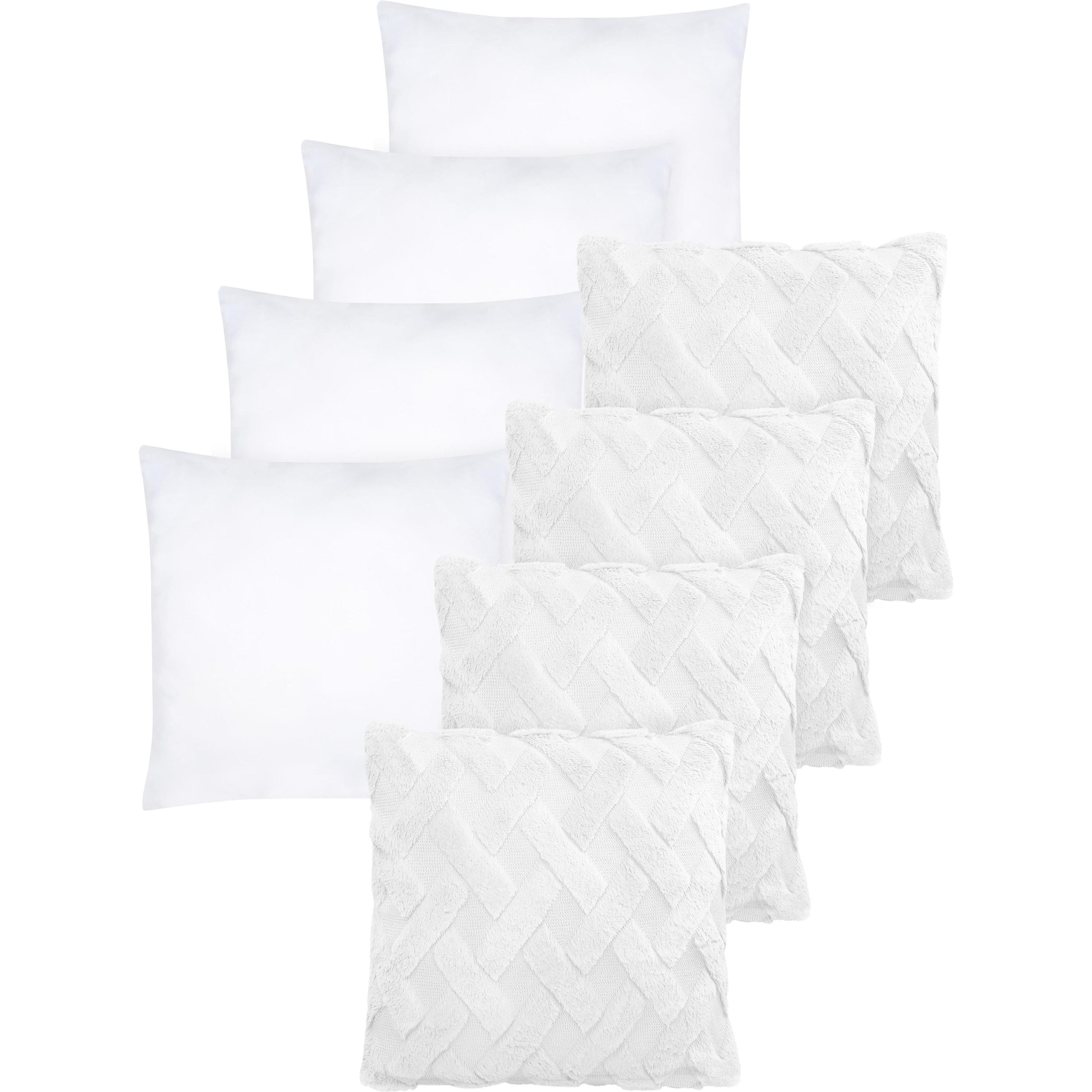 Thumbnail - Aspero, Dekokissen, 4er Set Kissenbezüge inkl. Füllung Sofia (45 x 45 cm)