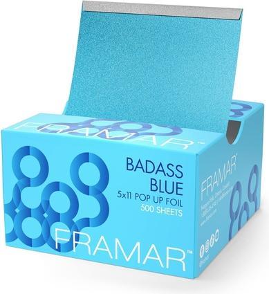 Framar Blaue Pop Up Haarfolie Aluminiumfolie zum Hervorheben 500 Blatt