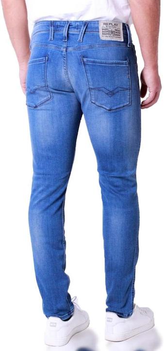 Actual product image Replay Anbass Men's Slim Fit Casual Stretch Denim Jeans (W28/L34)