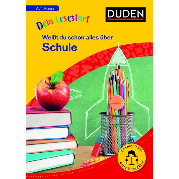 Thumbnail - Dein Lesestart: Weisst du schon alles über Schule? Ab 1. Klasse, Kinderbücher von Karolin Küntzel