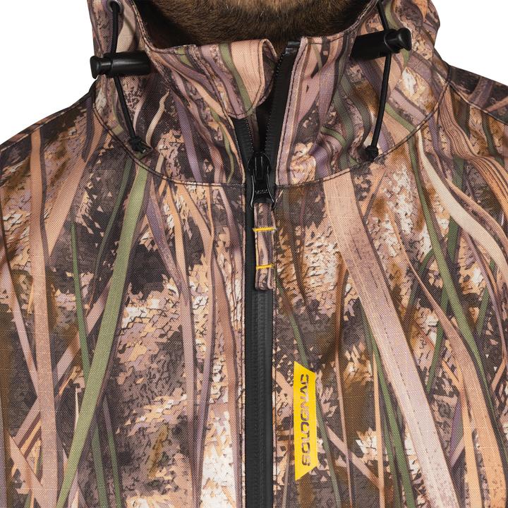 Image du produit Solognac Veste de pluie de chasse camouflage polyester