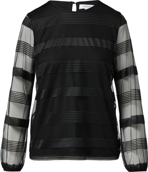 Produktbild Comma T-Shirt Gestreiftes Mesh-Shirt (36)