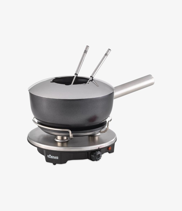 Image du produit Koenig 3 en 1 (Fondue au fromage, Fondue bourguignonne, Fondue chinoise)