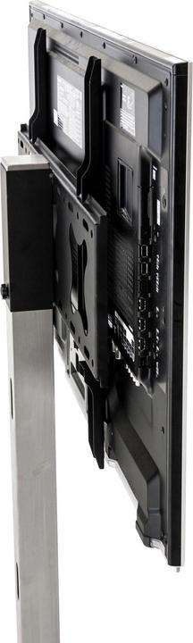 Actual product image Swisshandel24 TV stand angular, stainless steel (40 kg, 32" - 65")