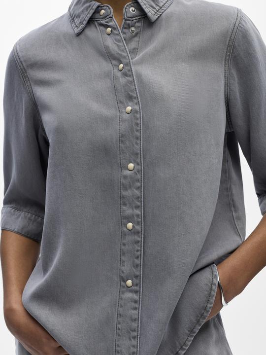 Immagine prodotto Object Kurzärmeliges Jeanshemd (S)