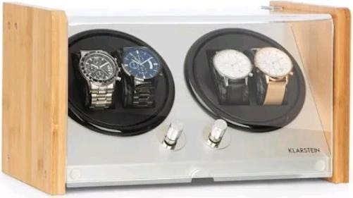Klarstein Hanoi 4 Watchwinder Bamboo (4 x)