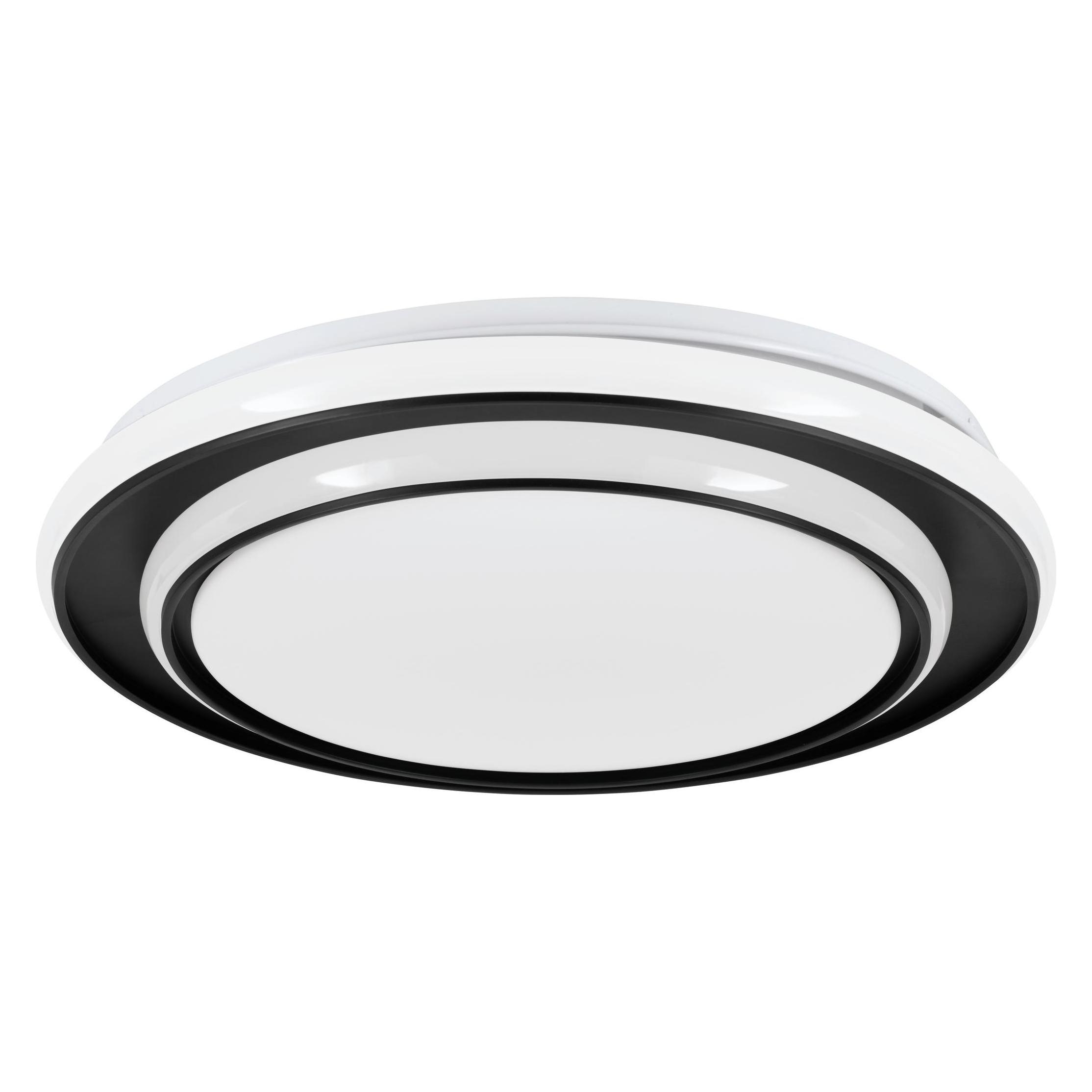 Eglo Led Deckenleuchte "Moschetta Deckenlampe - Stahl - Led - 24W - IP20" Led-Modul 1 Stk. Kaltweiß Neutralweiß Warmweiß Wohzimmerlampe,