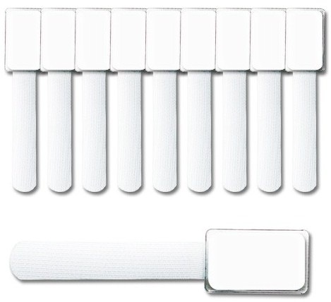 Image du produit Label-the-cable Mini-câbles velcro LTC, paquet de 10 (Serre-câbles velcro, 90 mm, 10 pcs)