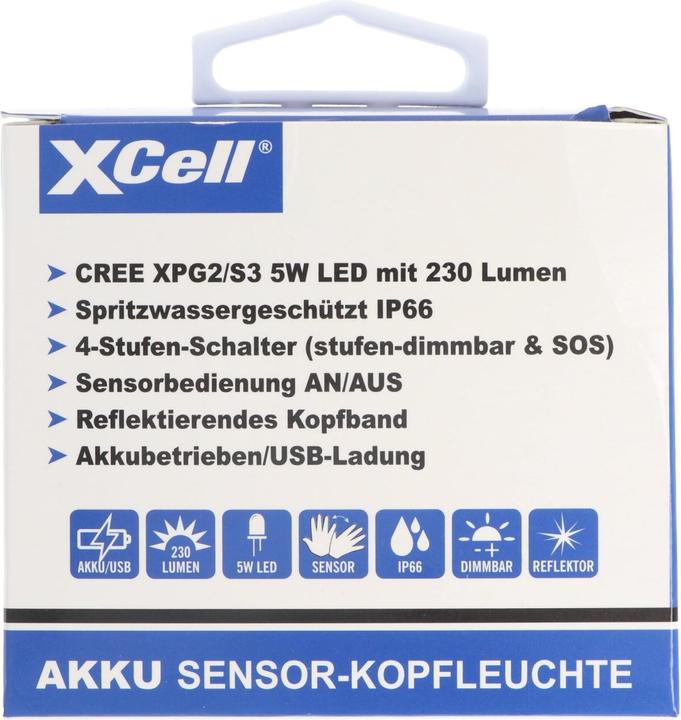 Energy Label XCell LED head lamp H230 (230 lm)