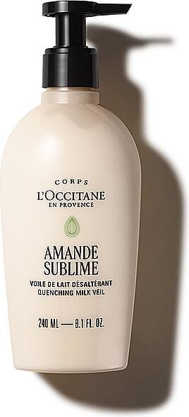 Actual product image L'Occitane Almond Body Milk 240 Ml Nourishing Body Lotion With Almond Extract (Body lotion, Body milk, 240 ml)