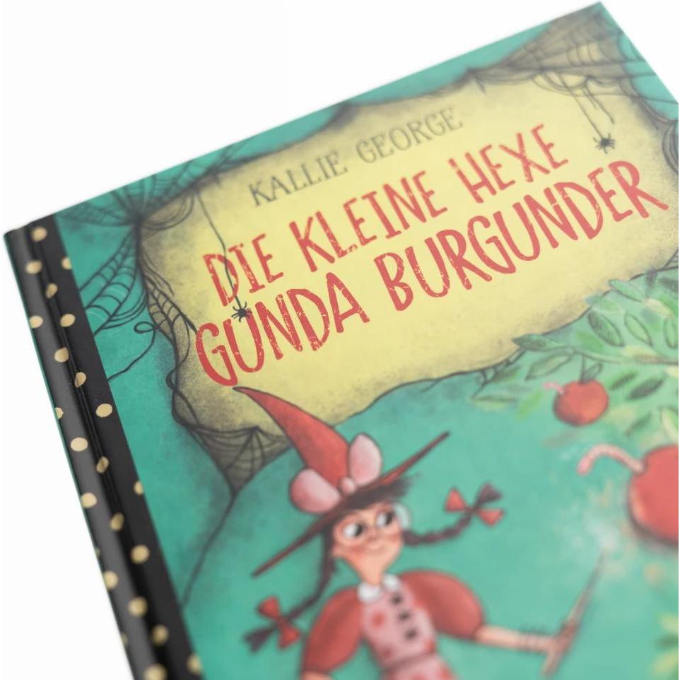 Thumbnail - Die kleine Hexe Gunda Burgunder. Die Riesen-Überraschung, Kinderbücher von Kallie George