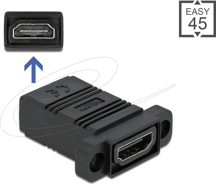 Image du produit Delock HDMI (type A) - HDMI (type A) (HDMI, 3.85 cm)