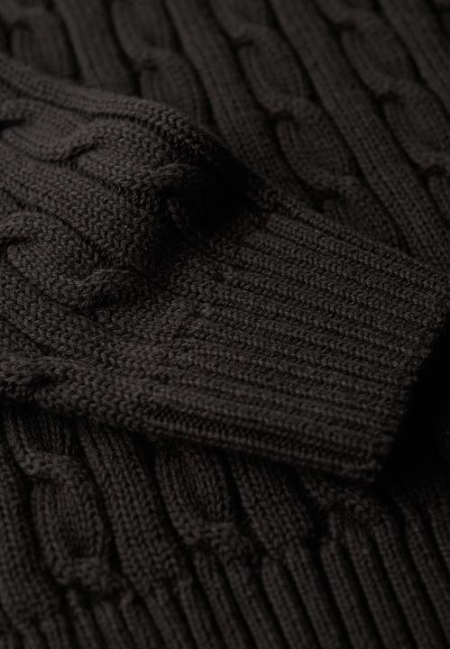 Produktbild Superdry Lässiger Rollkragenpullover mit Zopfmuster (12XL)