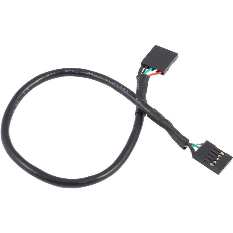Aqua Computer internes USB-Anschlusskabel, Wasserkühlung Überwachung, Schwarz