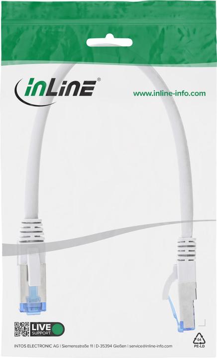 Produktbild InLine Patchkabel (S/FTP, CAT6a, 0.30 m)