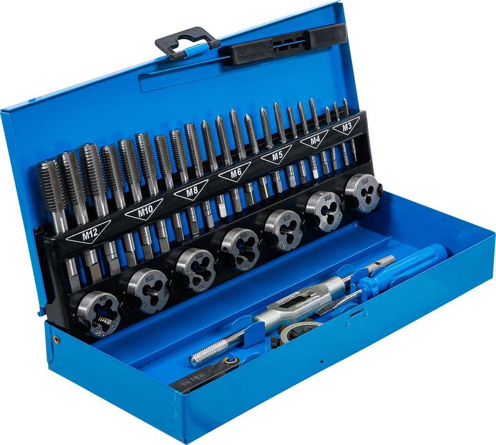 Actual product image BGS Tap and Die Set M3 - M12 32 pcs.