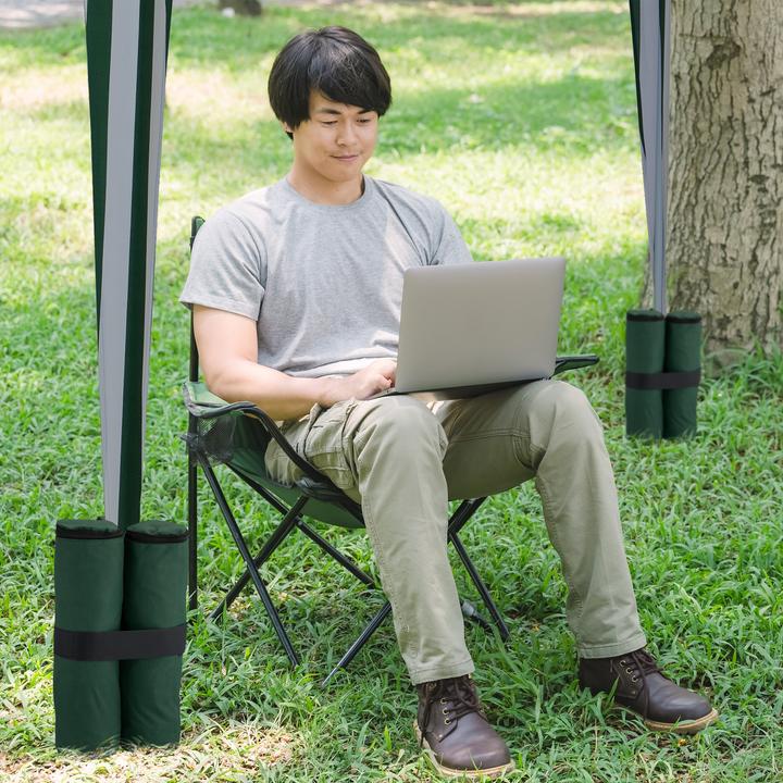 Actual product image Relaxdays pavilion sandbags (1.50 cm, 42 cm)