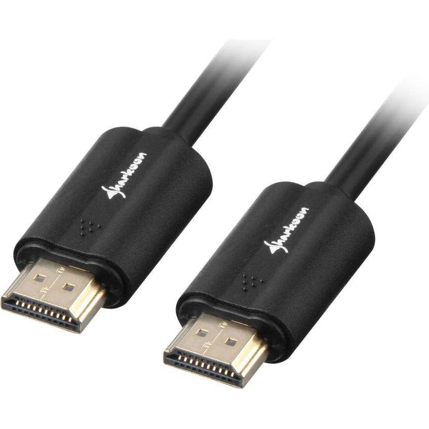 Sharkoon HDMI (Typ A) — HDMI (Typ A) (7.50 m), Cavo video, Nero
