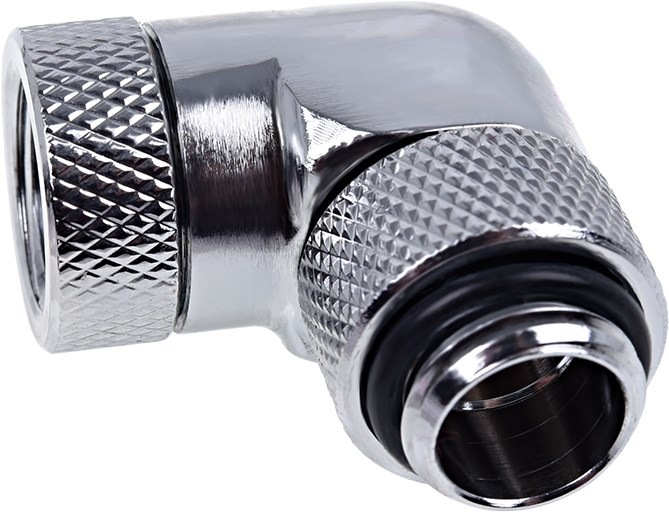 Produktbild Alphacool Eiszapfen Winkeladapter 90° drehbar G1/4 AG auf G1/4 IG