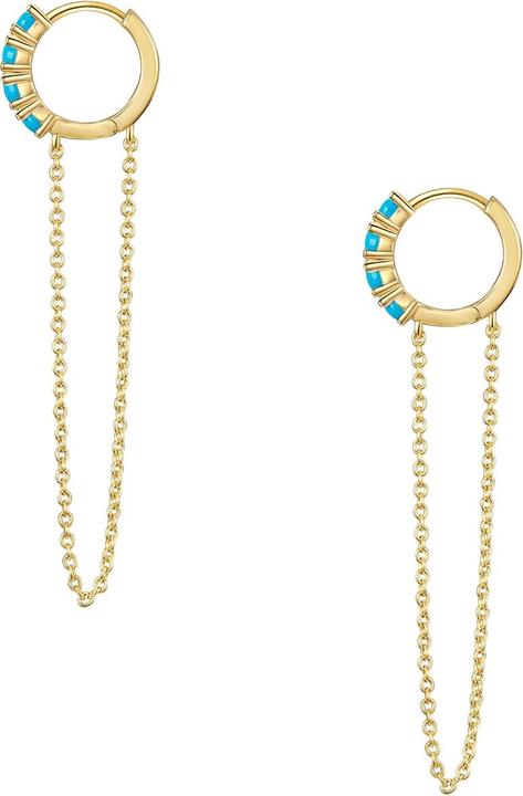 Image du produit Glanzstücke München Femmes argent sterling turquoise (rek.) or jaune - 31434 (Argent Sterling)