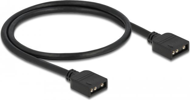 Actual product image Delock RGB connection cable 3 pin for 5V RGB/ARGB LED lighting 30cm