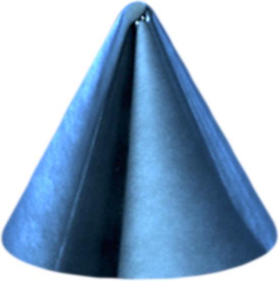 Immagine prodotto Star Piercing Micro Cono blu scuro (senza ottone, Titanio G23)