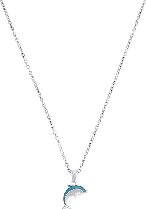 Image du produit Prinzessin Lillifee Halsschmuck für Mädchen, 925 Sterling Silber, Zirkonia synth. | Delphin (Argent 925)