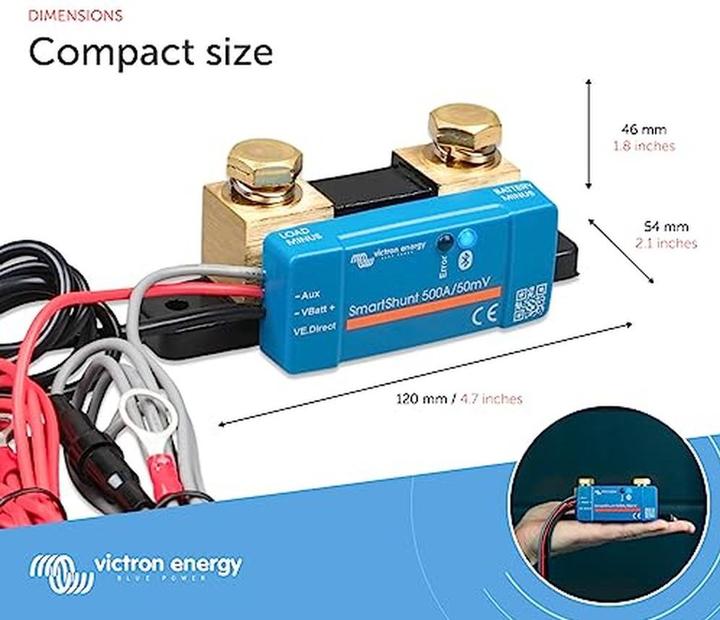 Image du produit Victron Energy Smart Shunt 500A/50mV - IP65