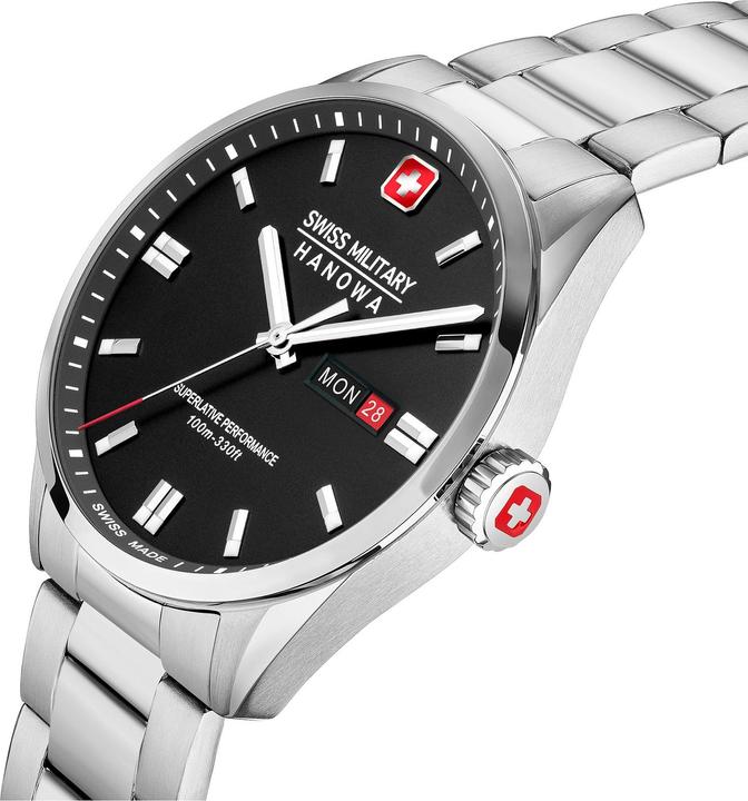 Actual product image Swiss Military Hanowa Herrenuhr (Analogue wristwatch, 43 mm)