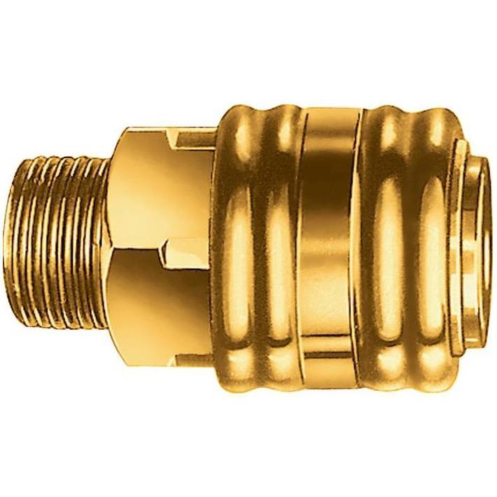 EWO, Schlauchanschluss + Schlauchverbinder, Schnellverschlusskupplung DN 7,2, Aussengewinde Messing Gewinde G 1/4 13,16 ...