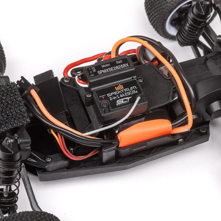 Actual product image Losi Micro-T 2S 1/28 2WD RTR Stadium Truck (Akku & Ladegerät enthalten), Silber (RTR Ready-to-Run)