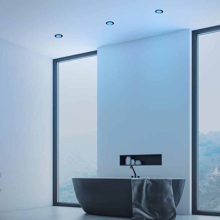 Produktbild Briloner RGB-CCT LED Einbauleuchten-Set,schwarz,3xLED/4,8W, IP65 (450 lm)