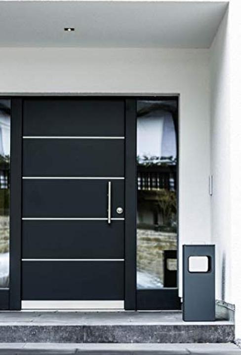 Immagine prodotto Durable Cestino per rifiuti con posacenere 17 l, antracite (19 l)