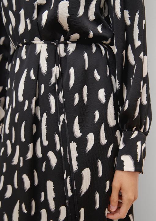 Image du produit Comma Kleid Kleid mit Bindegürtel (38)