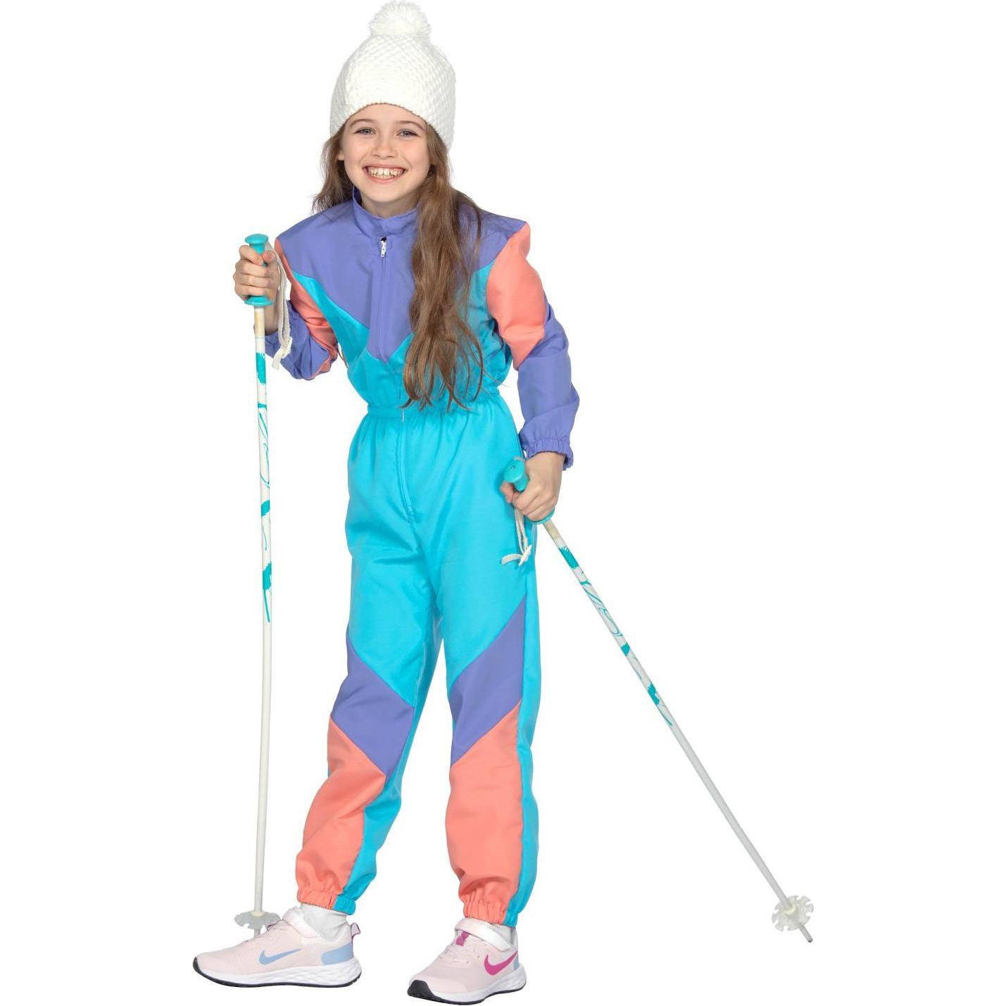 Metamorph 80er Skianzug Kostüm für Kinder (152)