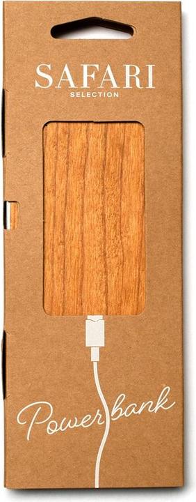 Image du produit Safari Selection Powerbank WOODCHARGER rouge cerise