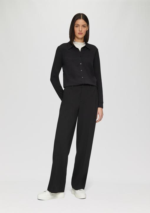 Immagine prodotto s.Oliver T-Shirt Elastische Hemdbluse aus Jersey (36)