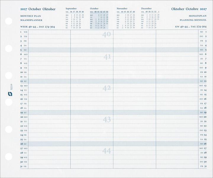Immagine prodotto Succes Ricambi agenda annuale Junior gennaio - dicembre (8 x 12,5 cm, 1 mese / 1 pagina)