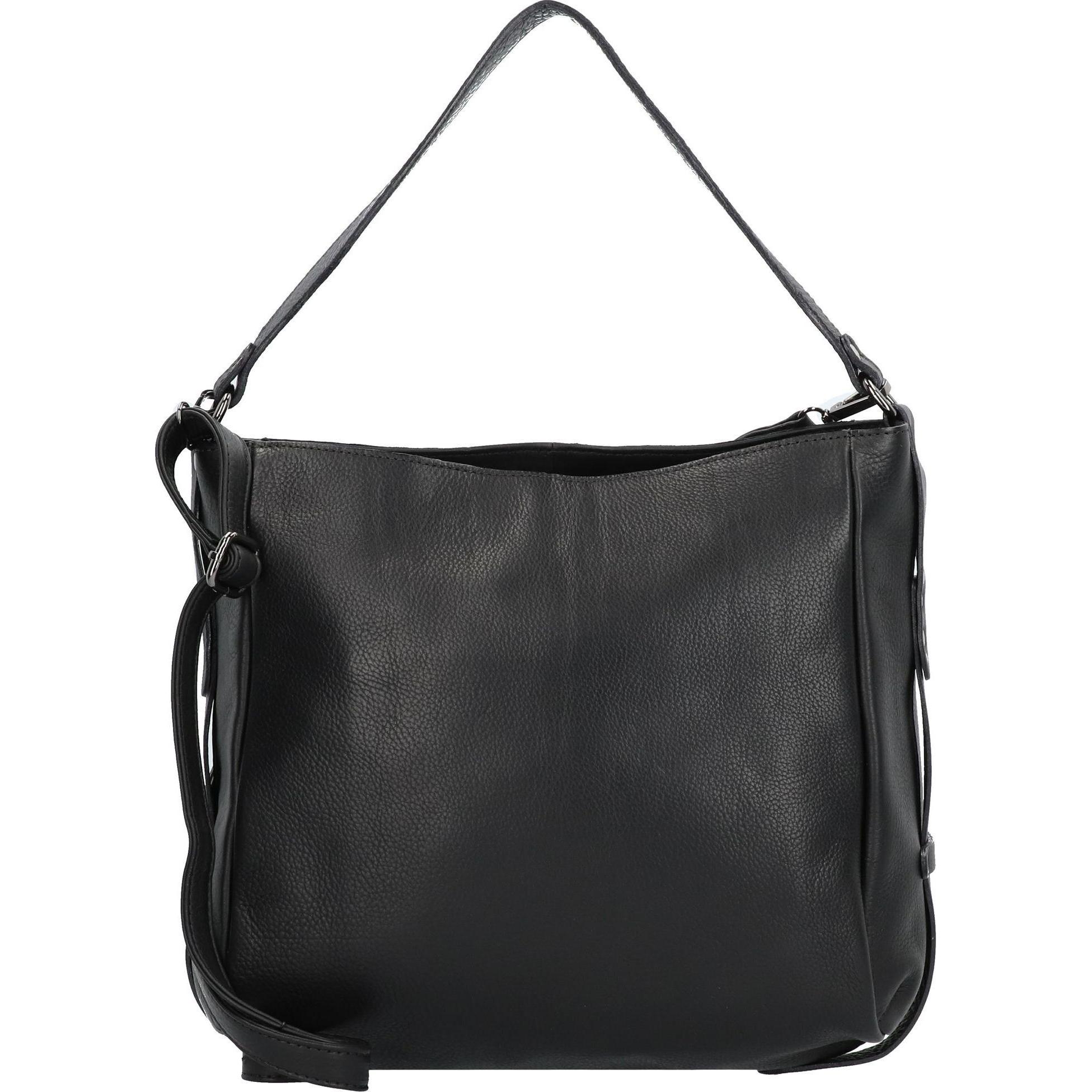 Jack kinsky, Handtasche, Alassio 3 Schultertasche Leder 32 cm, Schwarz