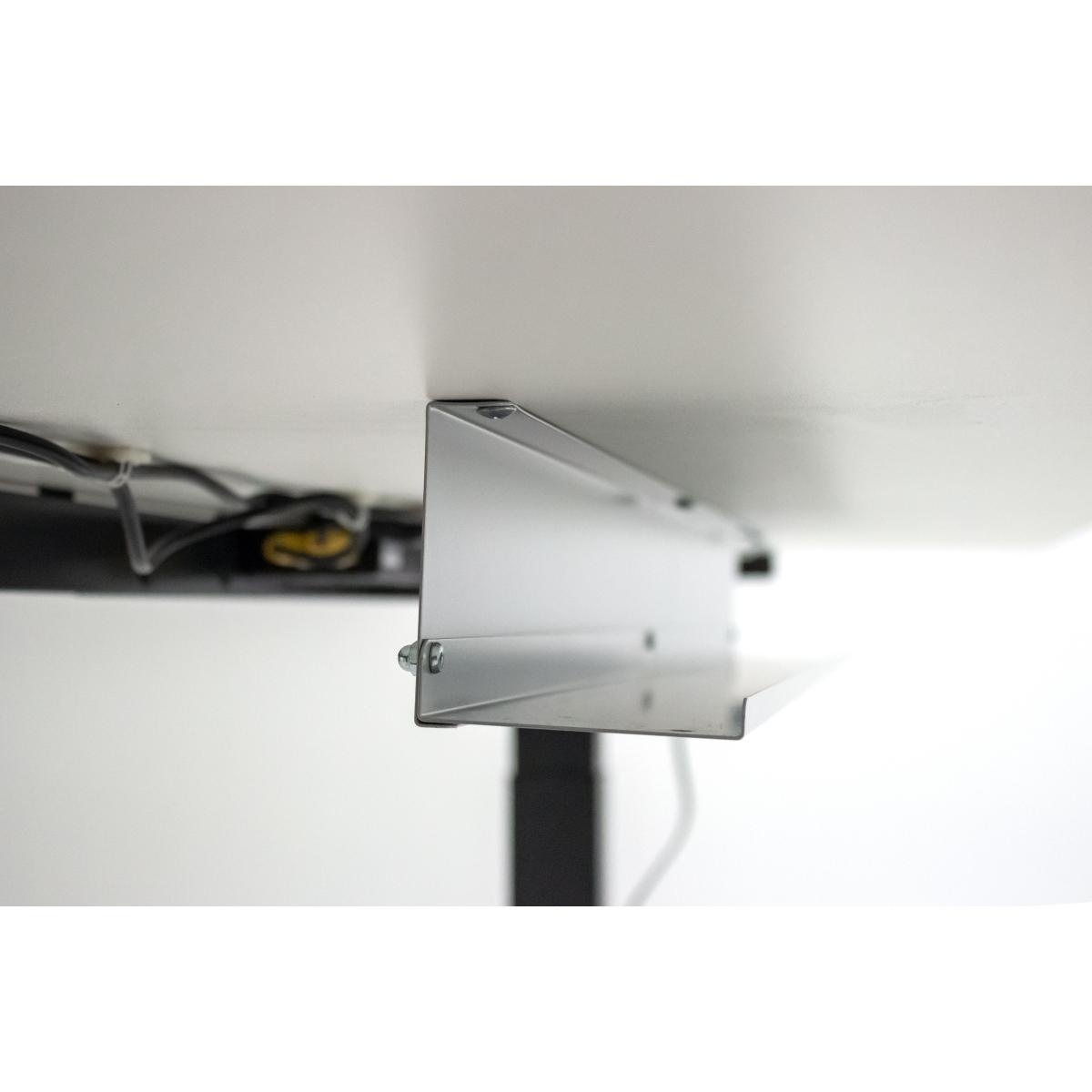 Thumbnail - Kerkmann, Schreibtisch, Move 2 elektrisch höhenverstellbarer Schreibtisch anthrazit rechteckig, T-Fuss-Gestell grau