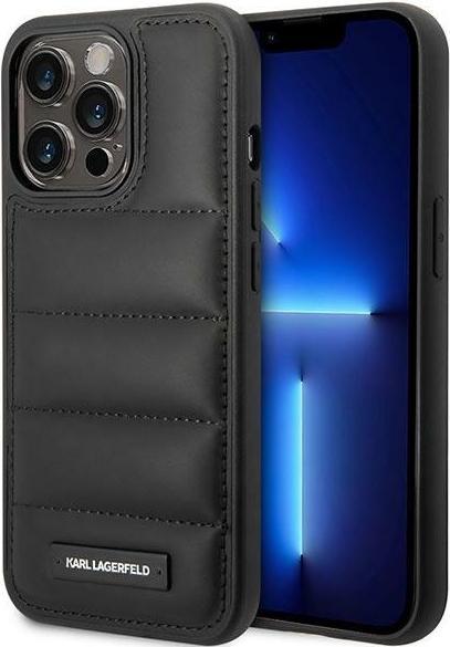 Produktbild Karl Lagerfeld iPhone 14 Pro Max Quilted Puffy Metal Logo Case (Apple iPhone 14 Pro Max)