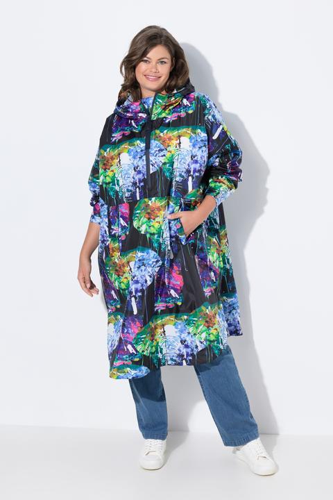 Produktbild Laurasøn Funktions-Regencape, Unisex, Print, Kapuze (One Size)