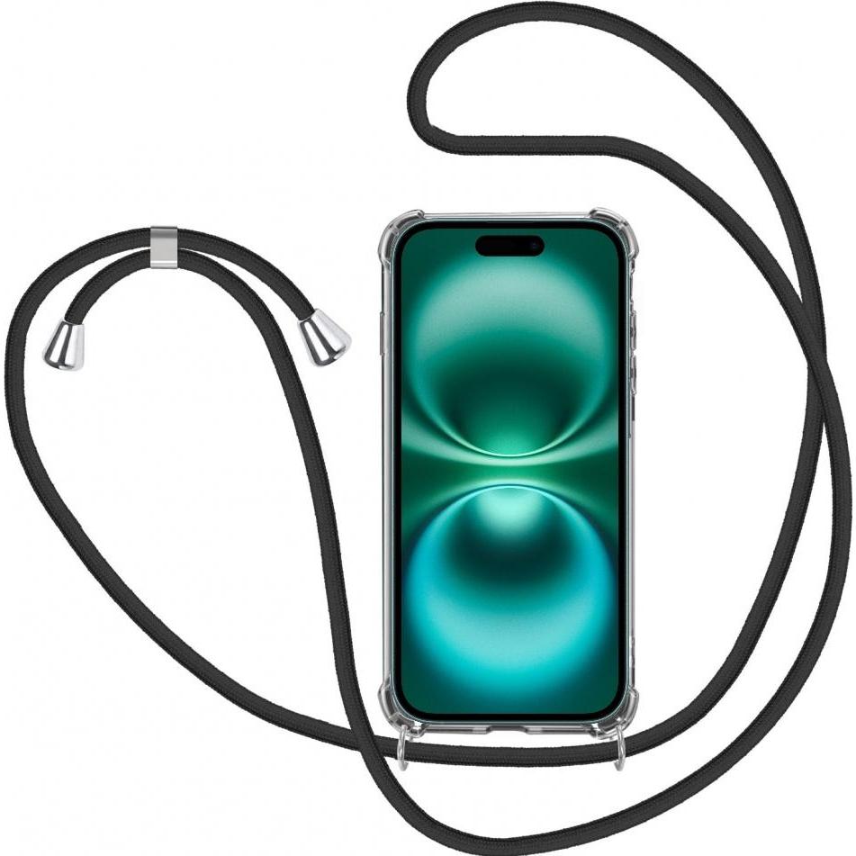 Screenguard Apple iPhone 16 Loopster Necklace Hülle, Handykette, Transparent
